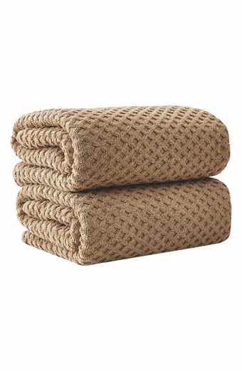 Woven & Weft 2-Pack Diamond Cotton Bath Sheets