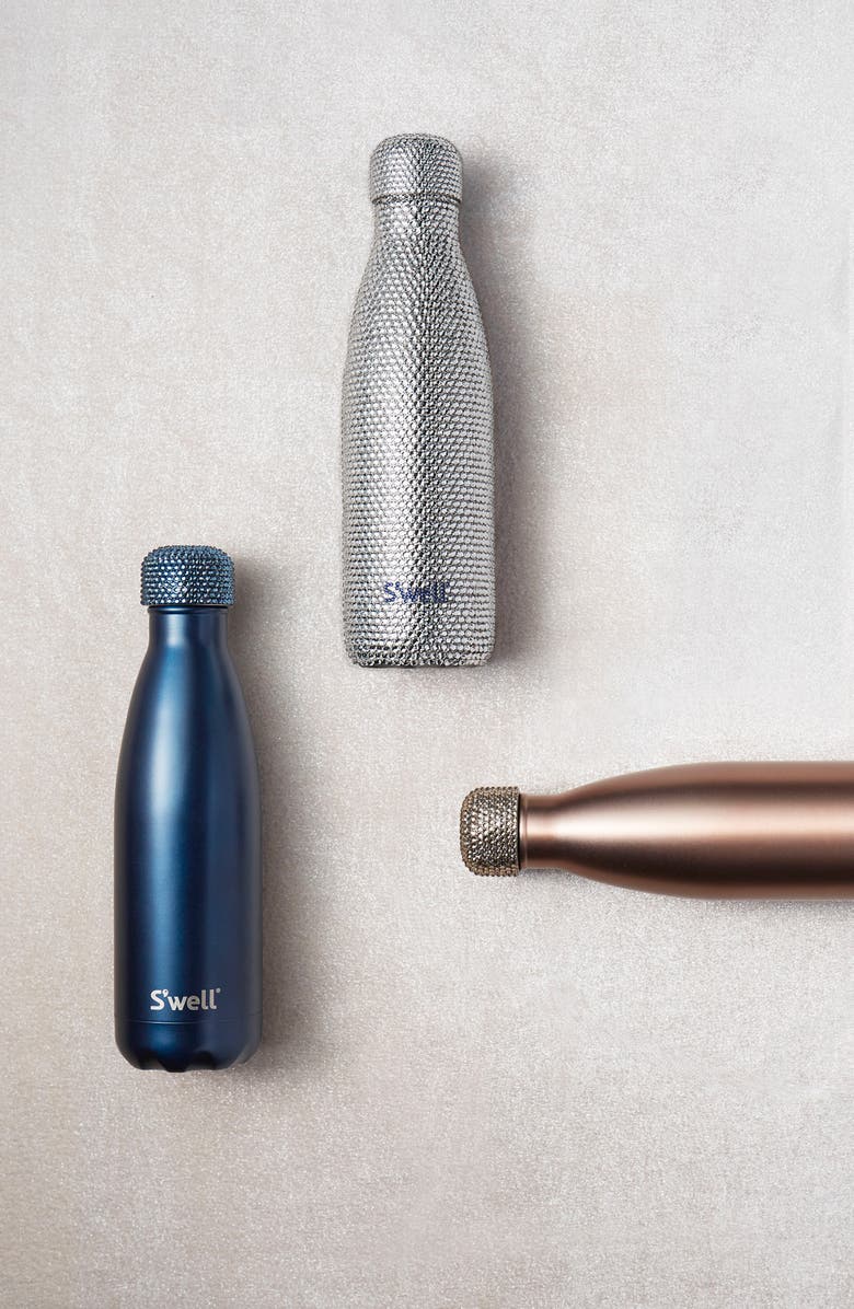S'well Alina Swarovski Crystal Insulated Stainless Steel Water Bottle, Alternate, color, 