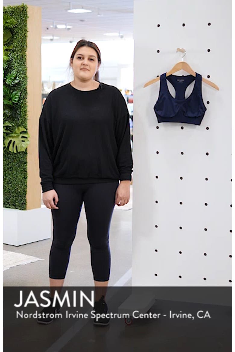 Tory Sport Seamless Racerback Bra video