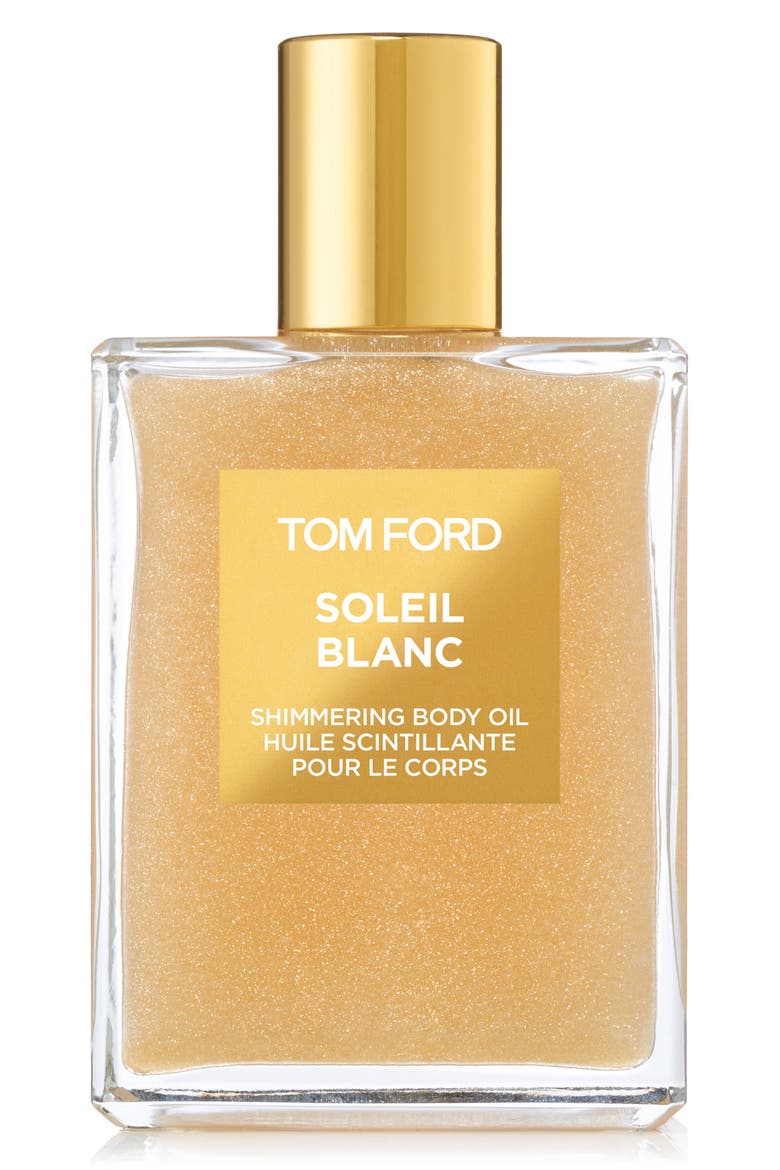 Soleil Blanc Shimmering Body Oil, Main, color, GOLD
