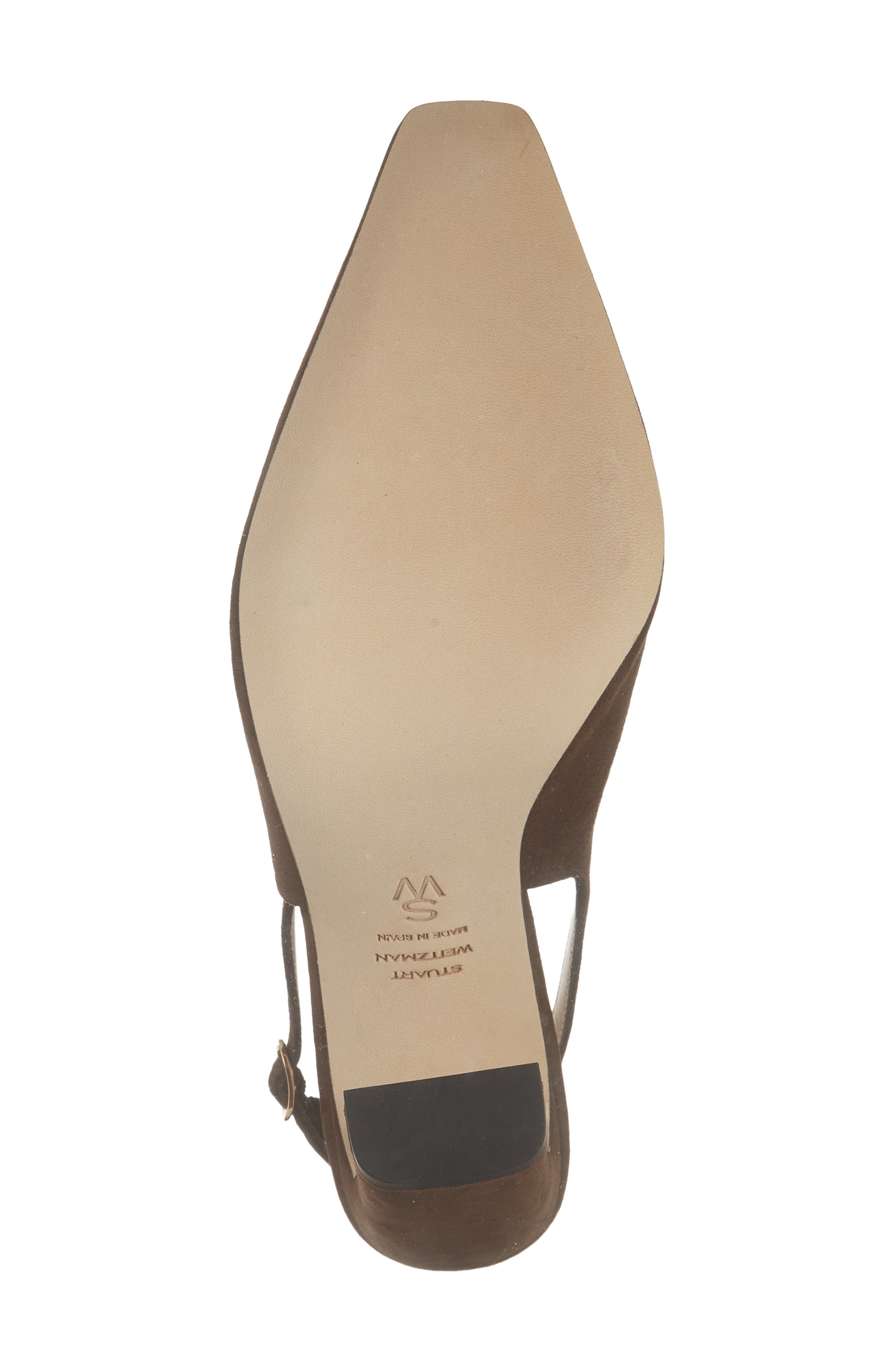 Stuart Weitzman Stassi Slingback Pump, Alternate, color, Walnut