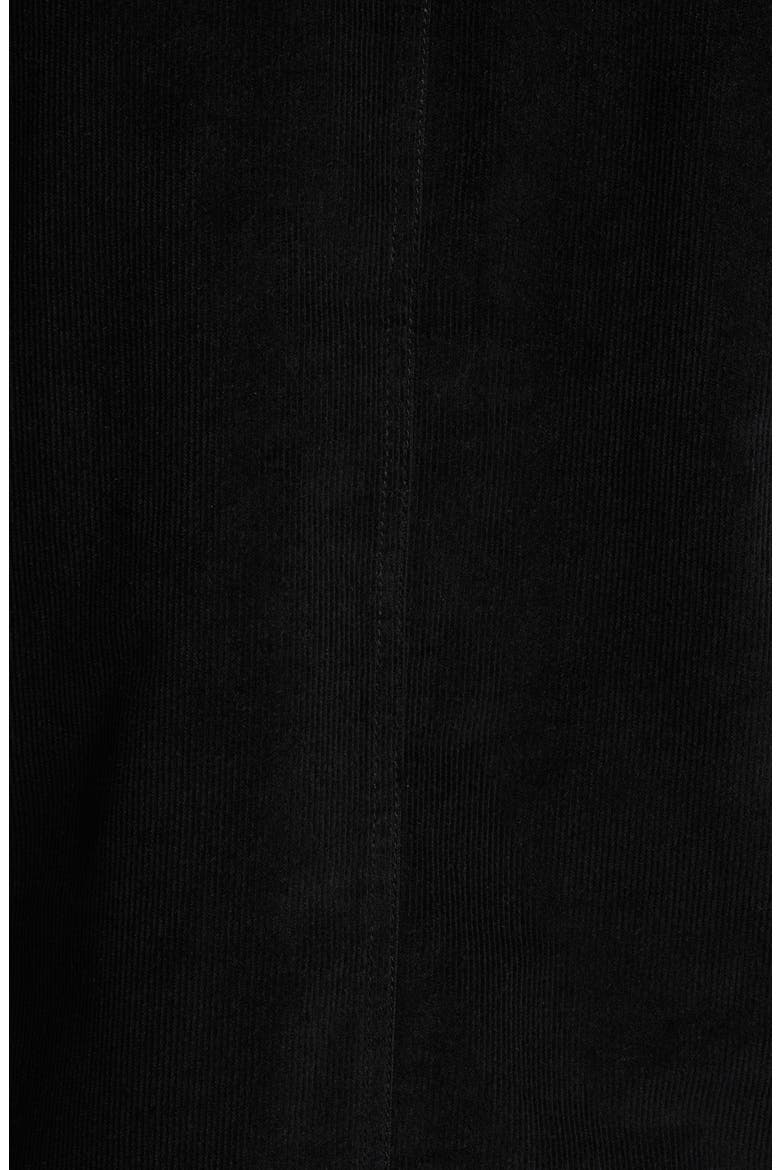 Hooded Corduroy Jacket, Alternate, color, BLACK
