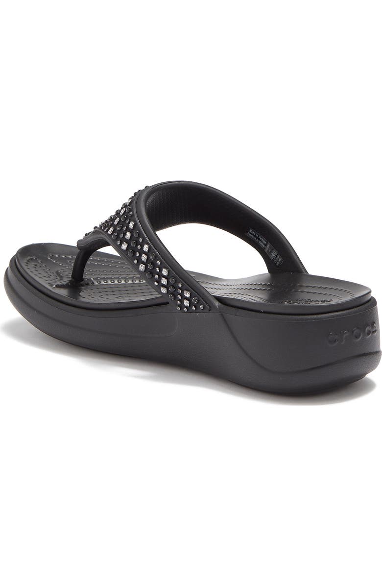 CROCS Monterey Shimmer Wedge Sandal, Alternate, color,