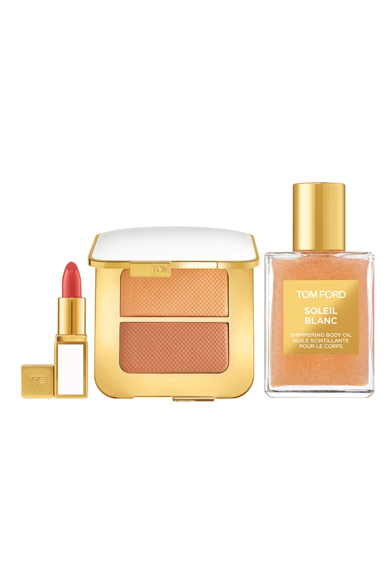Soleil Blanc Shimmering Body Oil Set-$148 Value, Alternate, color, NO COLOR