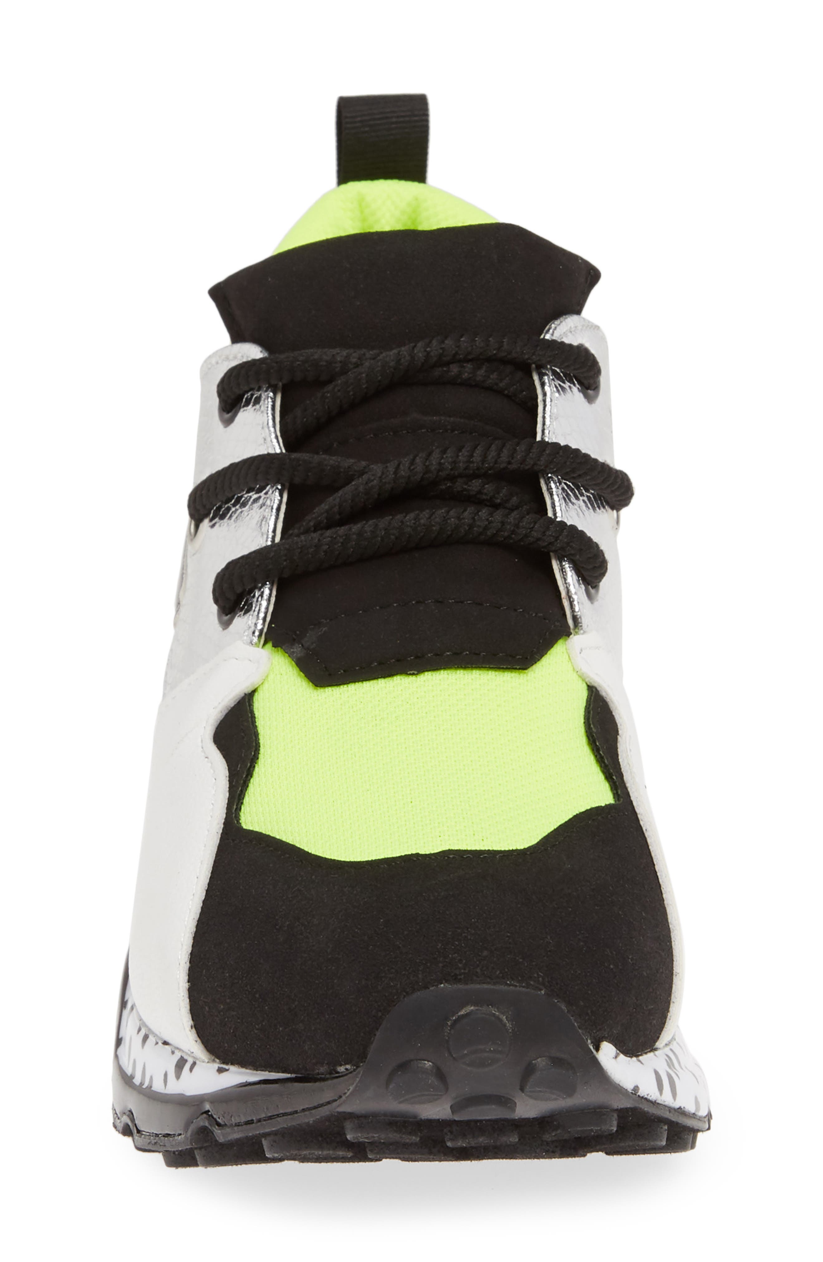Cliff Sneaker, Alternate, color, NEON GREEN