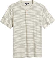 34 Heritage Pinstripe Cotton & Linen Henley