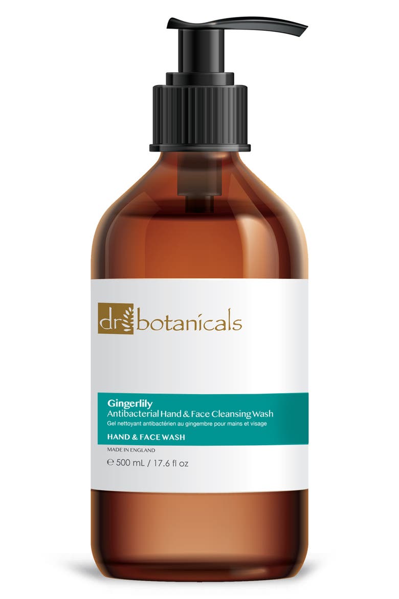 Gingerlily Antibacterial Hand & Face Cleansing Wash, Main, color, NO COLOR