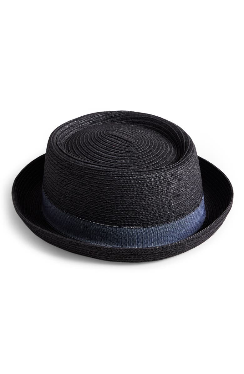 Ted Baker London Axelly Straw Pork Pie Hat, Main, color,
