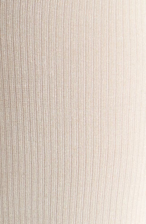 Nordstrom Sparkle Rib Tights In White