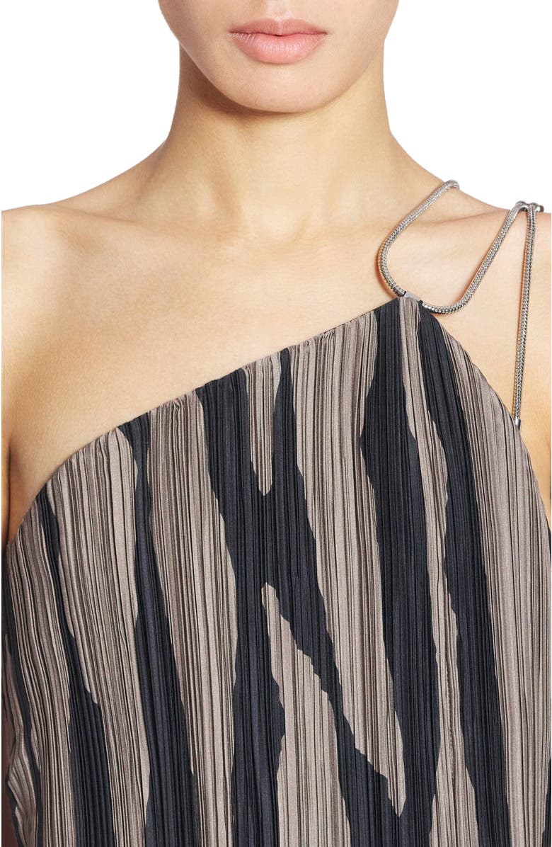 Lanvin ASYMMETRICAL CASCADE-EFFECT DRESS, Alternate, color, 