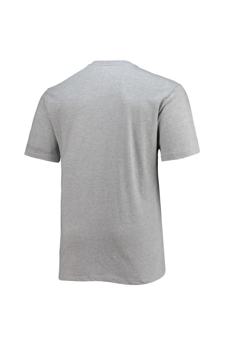 Men's Heathered Gray Memphis Grizzlies Big & Tall Heart & Soul T-Shirt, Alternate, color, Heather Gray