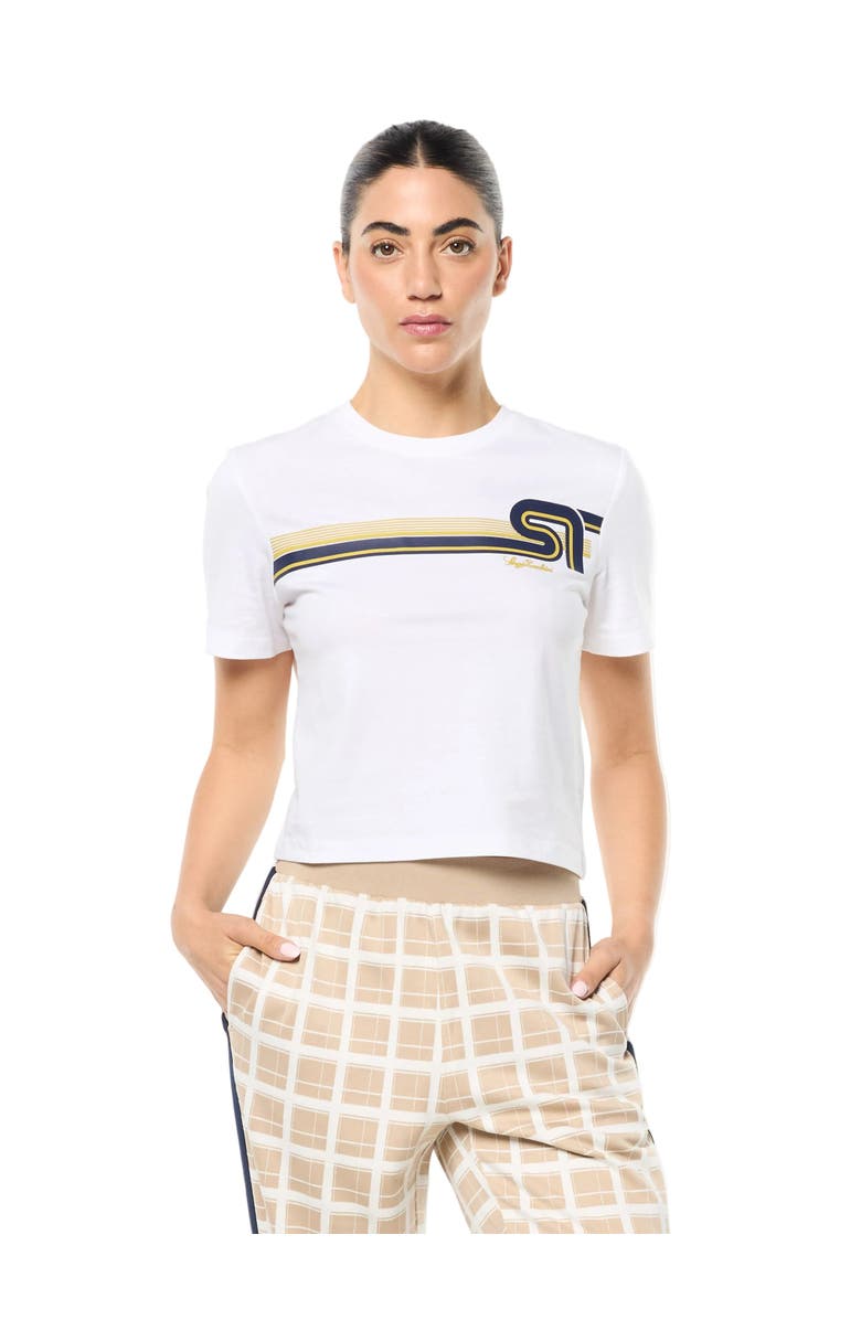 Sergio Tacchini Women's Corsa T-Shirt, Main, color, Brilliant White