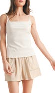 WISHLIST Ribbed Square Neck Cami