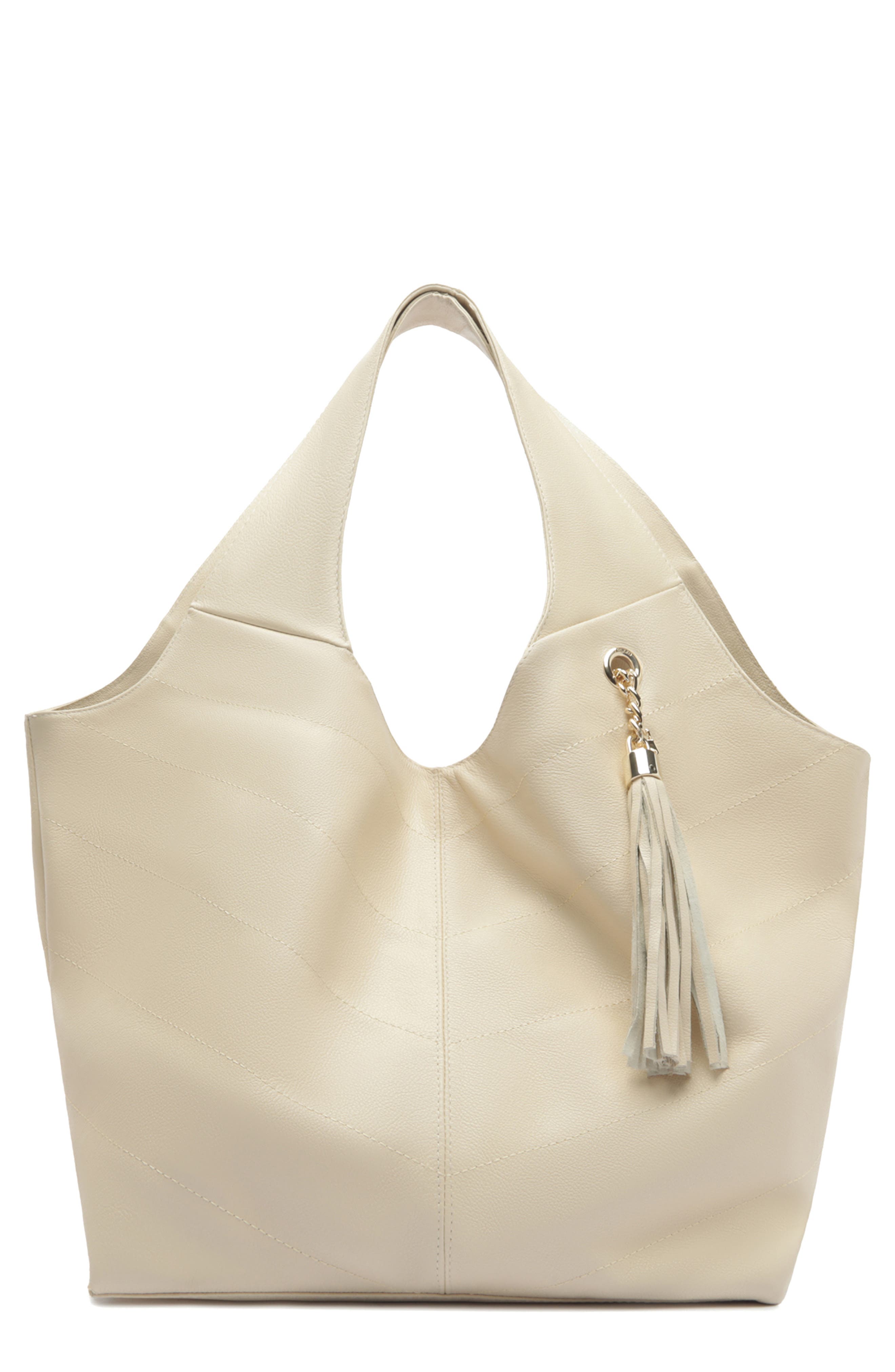 Arezzo Large Sonya Leather Hobo, Main, color, 