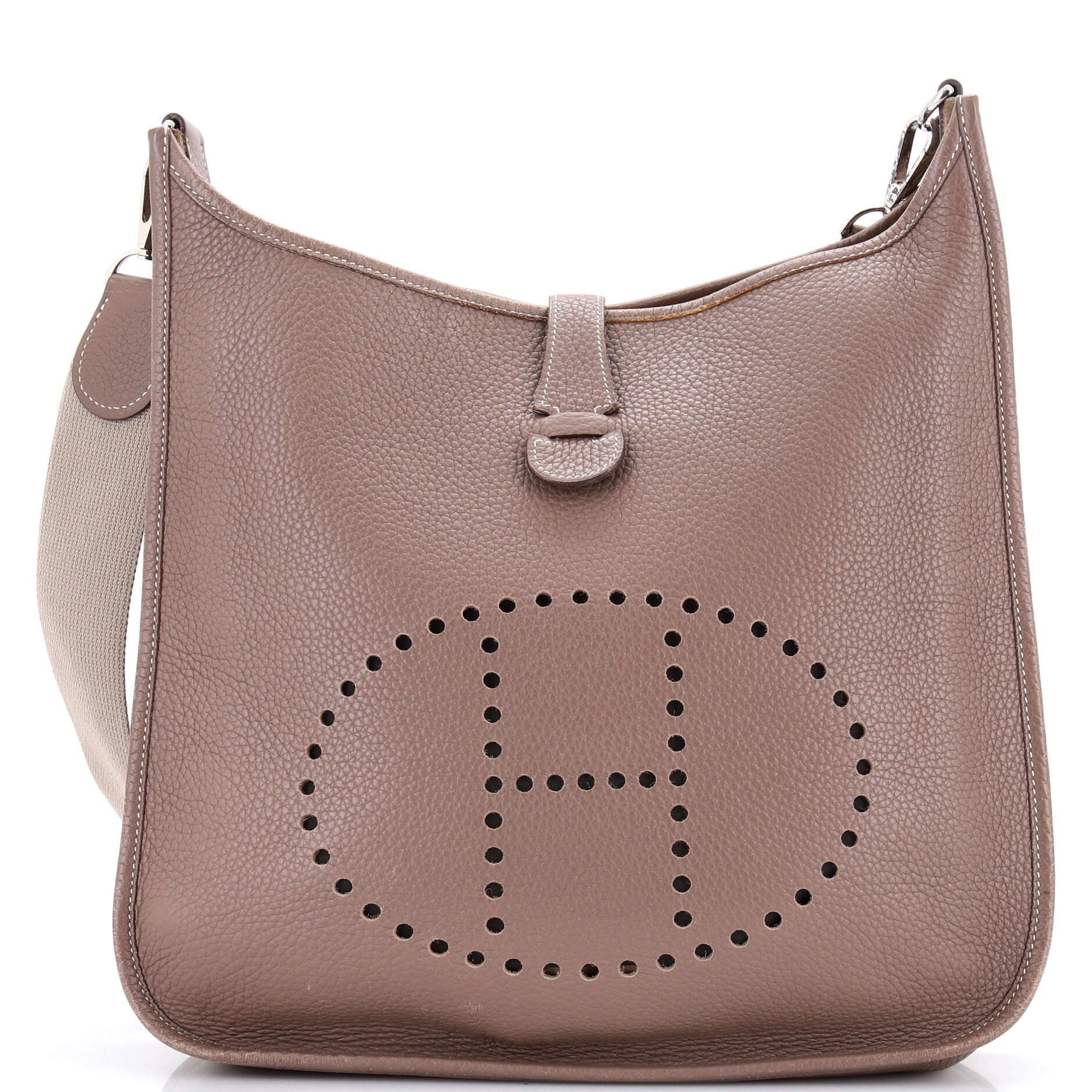 Pre-Owned Hermes Evelyne Bag Gen I Clemence GM, Main, color, 