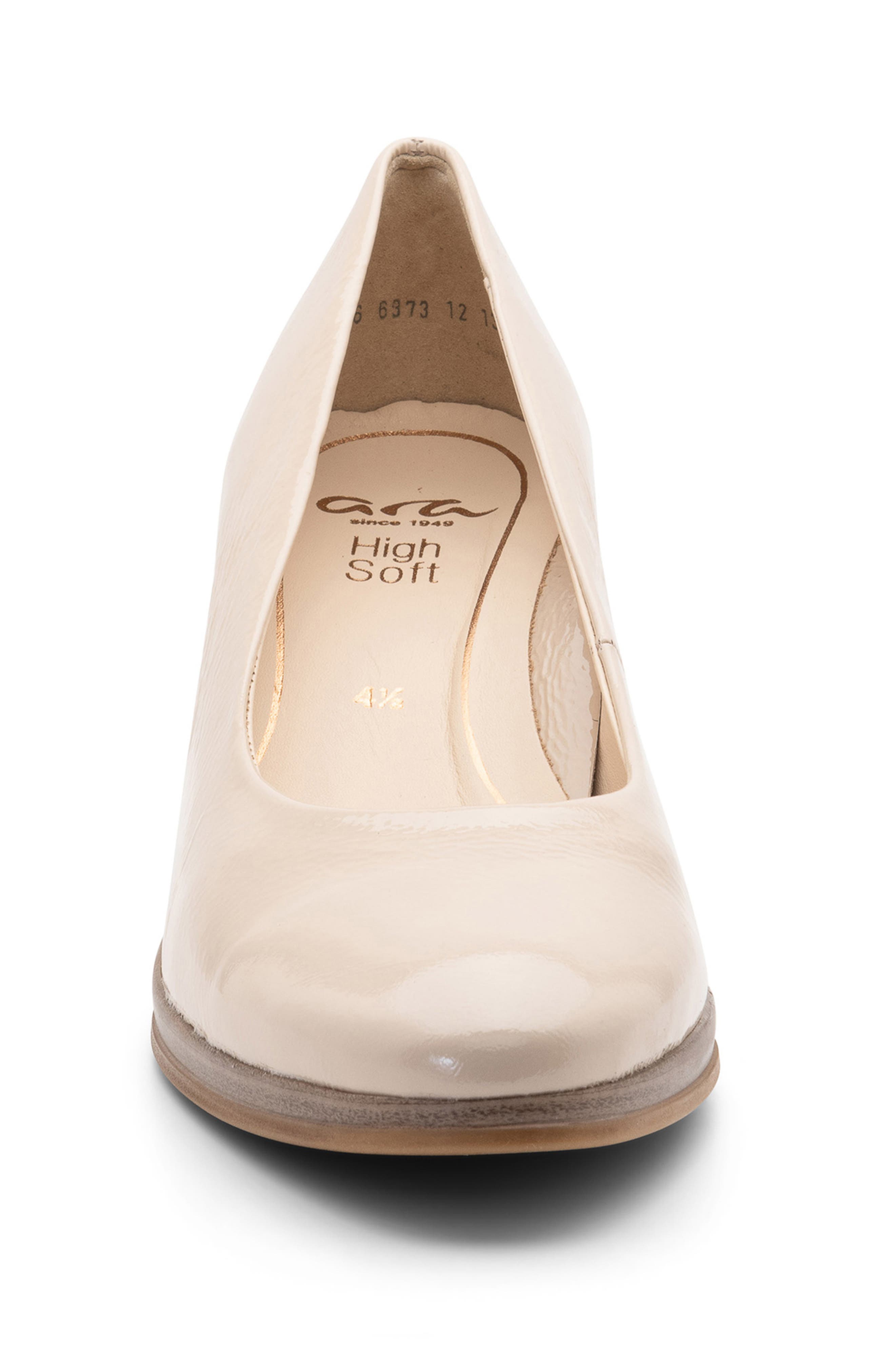 Odessa Pump, Alternate, color, BEIGE PATENT