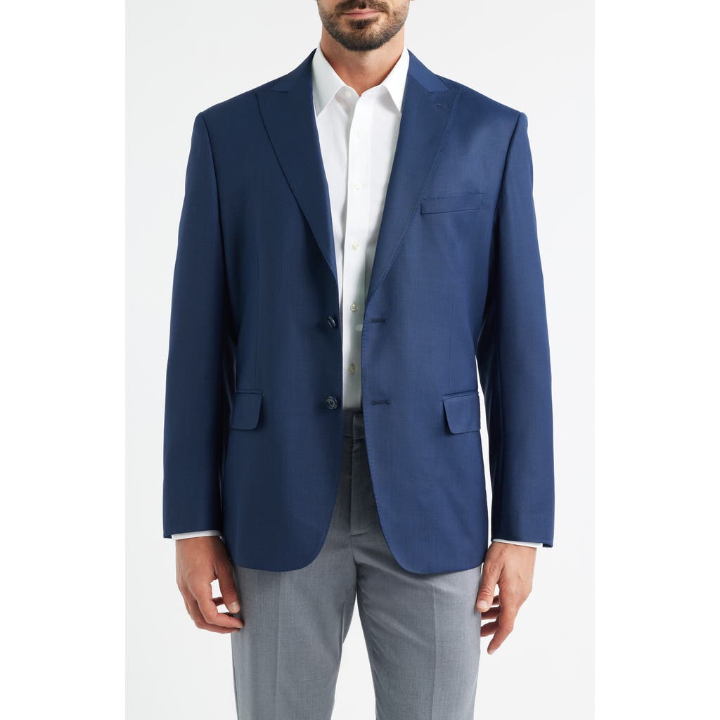 DANIEL HECHTER Navy Textured Wool Blend Sport Coat  product