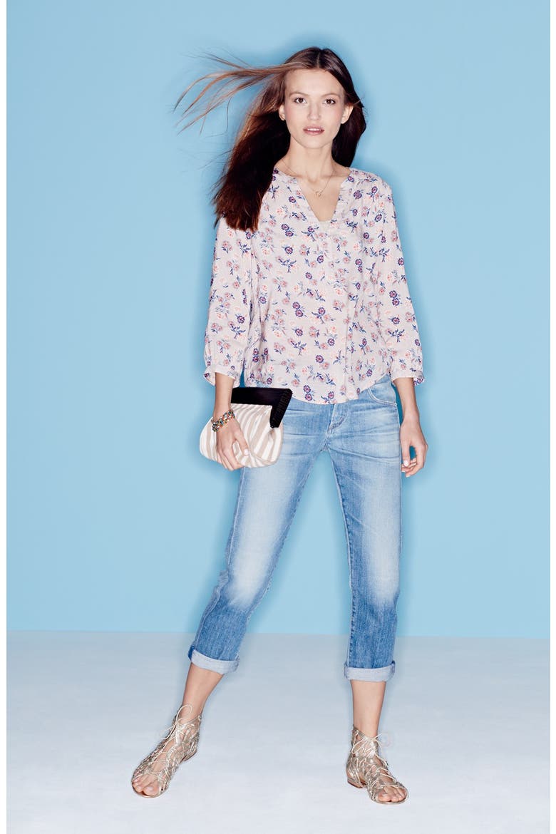'Emerson' Slim Boyfriend Jeans, Alternate, color, CALISTOGA
