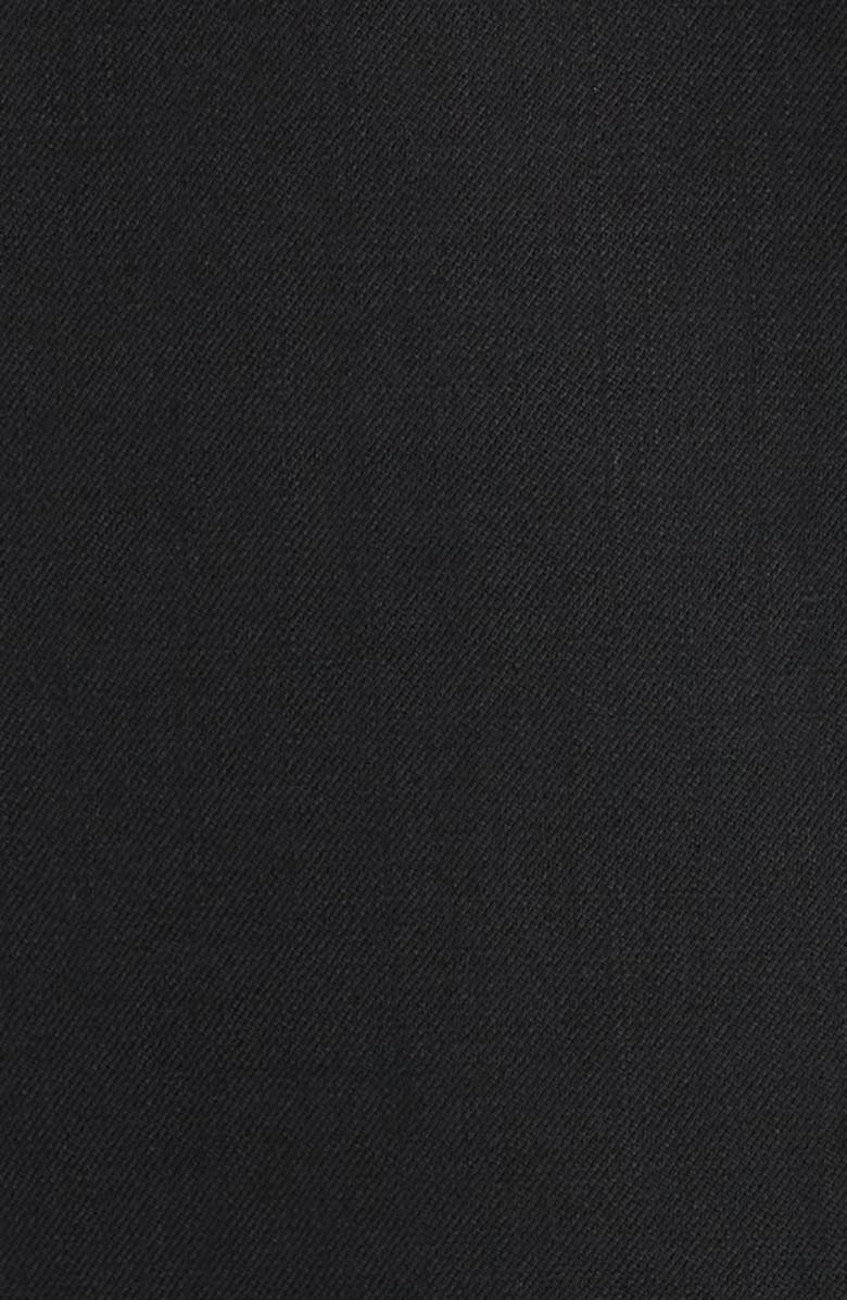 AllSaints Ryder Peak Lapel Black Stretch Wool Tuxedo Jacket, Alternate, color, Black