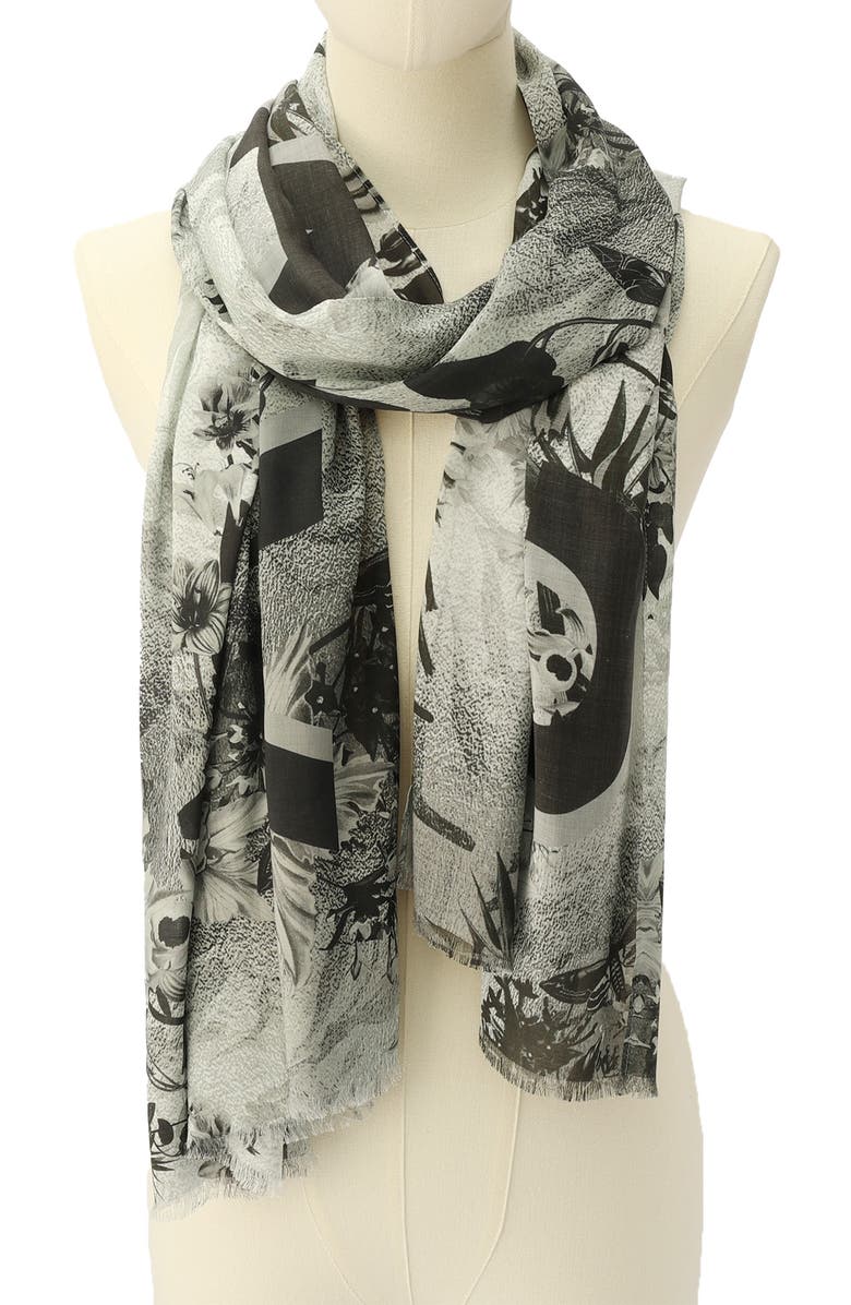 AllSaints Audrey Oblong Scarf, Alternate, color, 