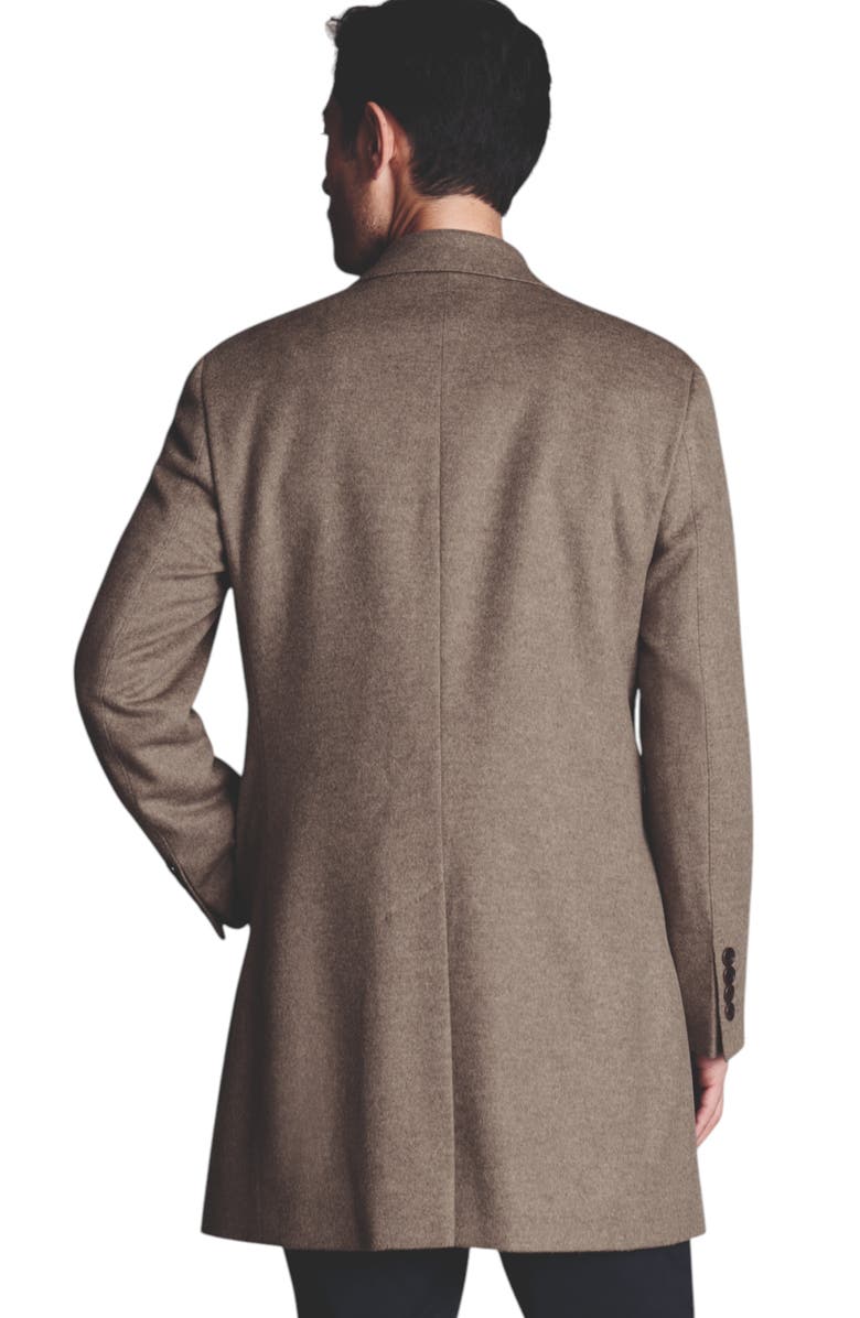 Charles Tyrwhitt Pure Wool Overcoat, Alternate, color, 