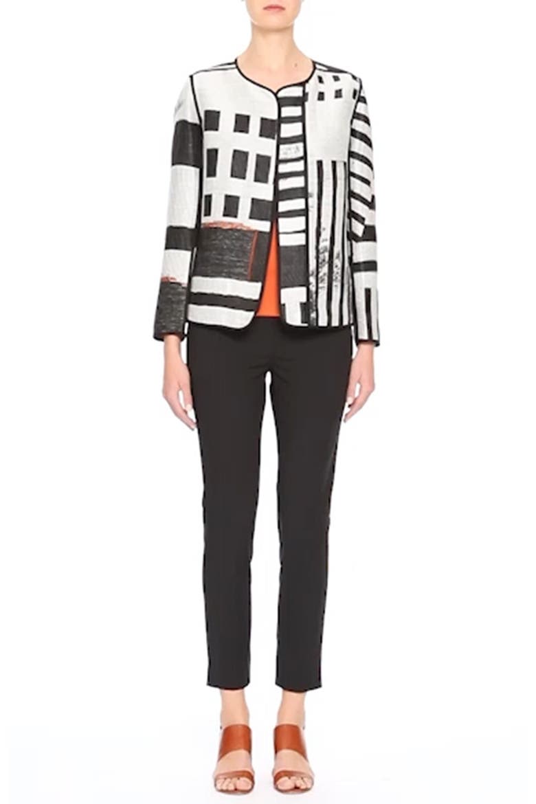 Stanton Slim Leg Ankle Pants, Alternate, color, BLACK