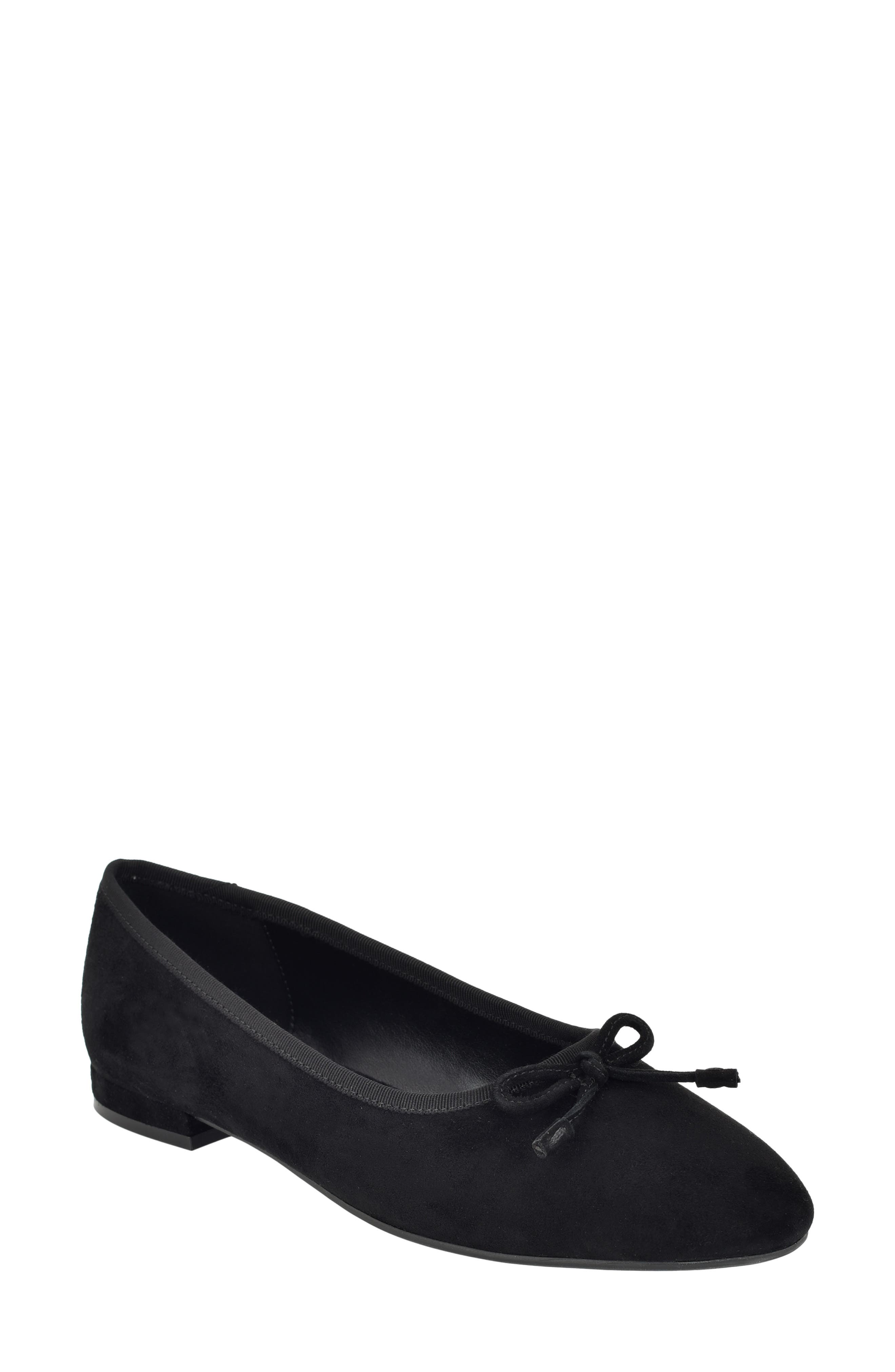 Calvin Klein Cyrie Bow Embellished Ballet Flat, Main, color, 