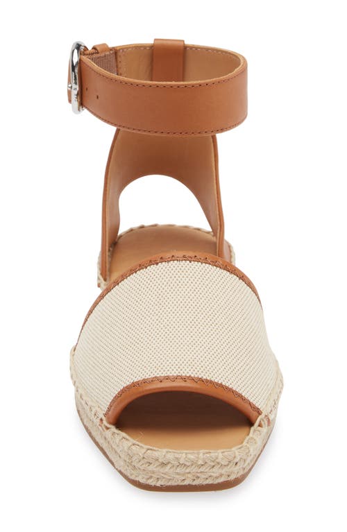 Rag & Bone Anteros Cotton Peep-toe Espadrilles In Natural Leather