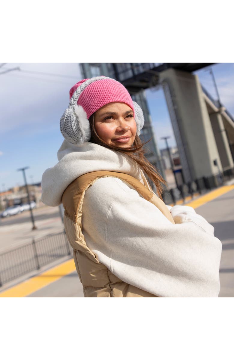 Turtle Fur Frostline Slouch Beanie, Alternate, color, Pink