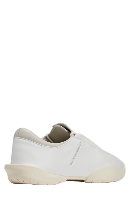 Y-3 Gender Inclusive Regu Low Top Sneaker In Core White/talc/wonder White