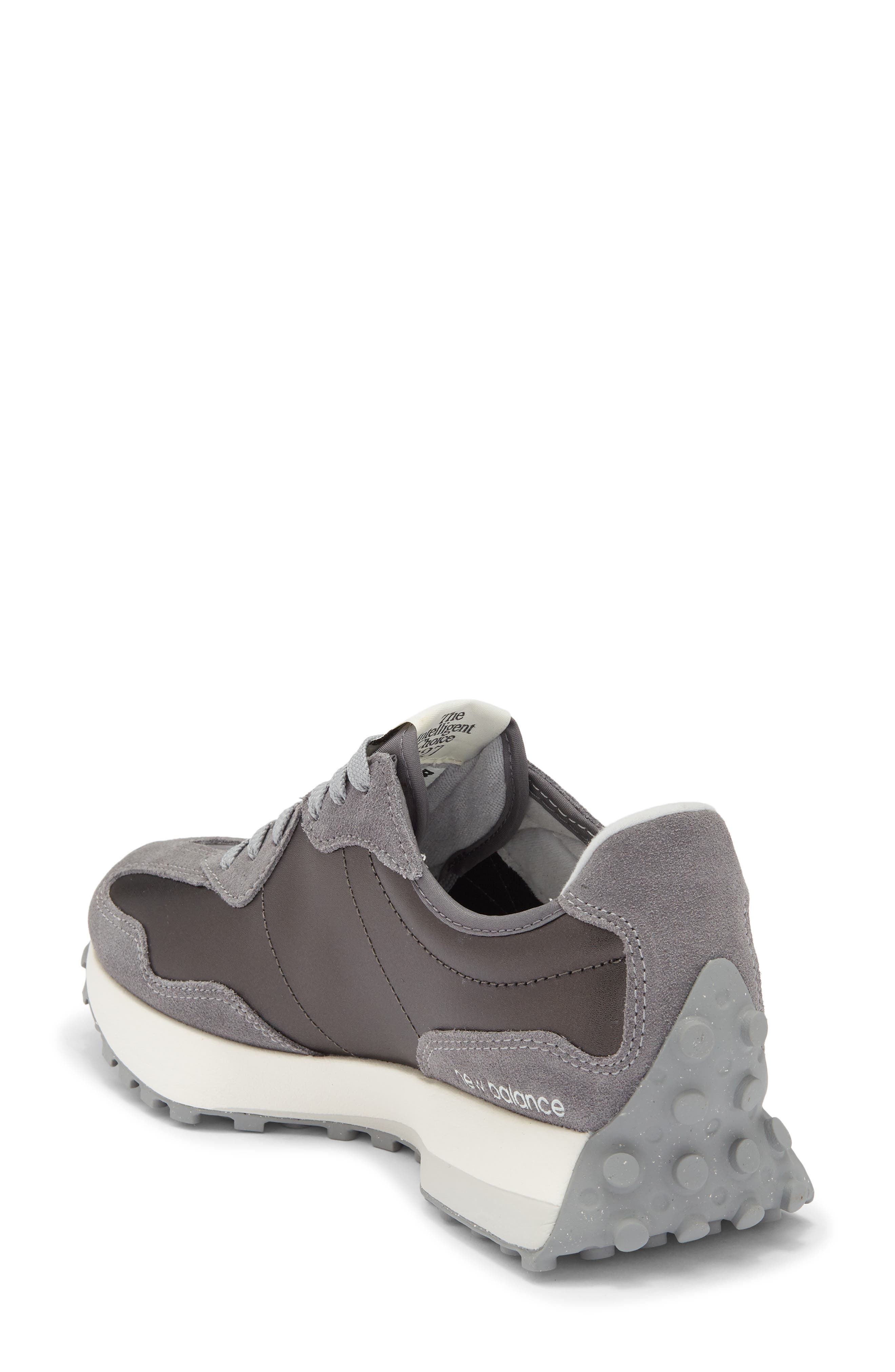 327 Sneaker, Alternate, color, BLACK METALLIC/ CASTLEROCK