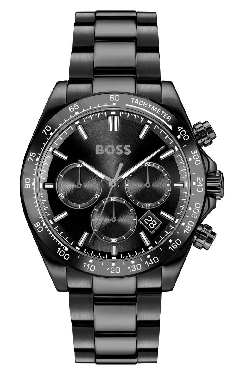 BOSS Hero 2.0 Chronograph Bracelet Watch, 43mm, Main, color,