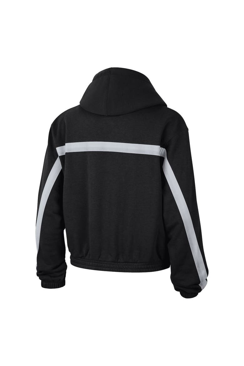 Women's Jordan Brand Black Brooklyn Nets Courtside Statement Edition Pullover Hoodie, Alternate, color, Black