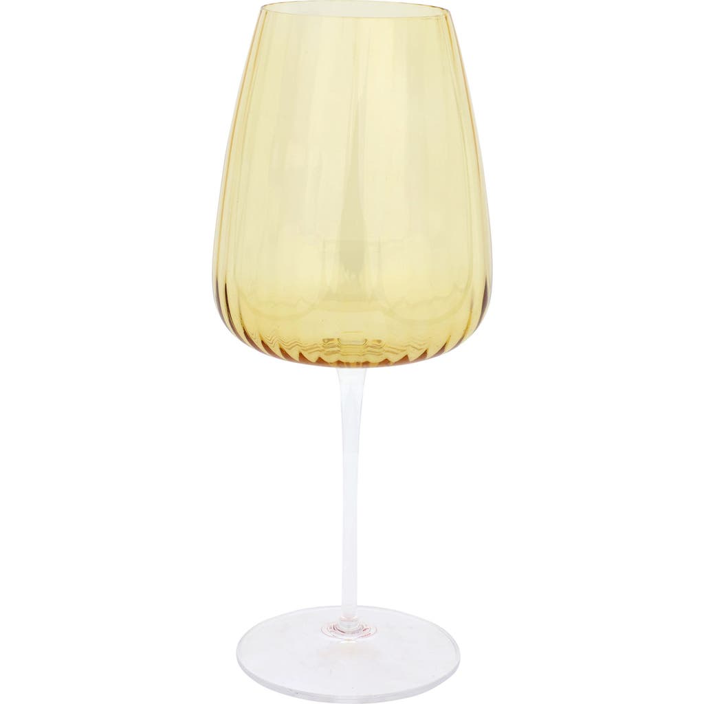 Vietri Francesca Water Glass In Yellow