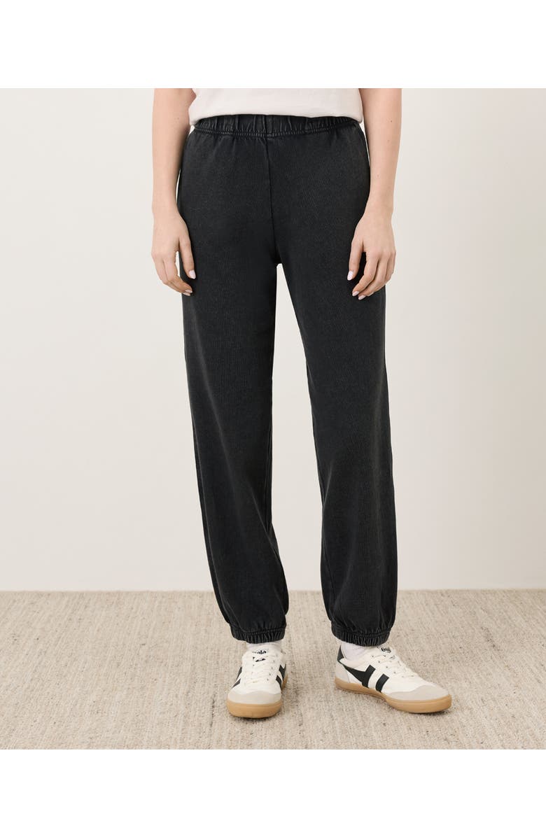Pact Organic Cotton Weekends Relaxed Sweatpant, Main, color, Washed Black