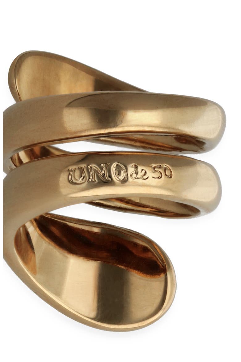 Triple Spiral Statement Ring in Gold tone, Alternate, color, Gold
