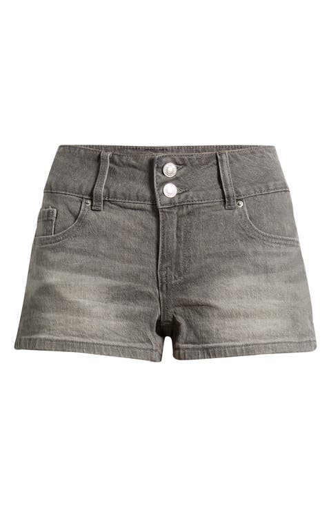 Flap Pocket Denim Shorts