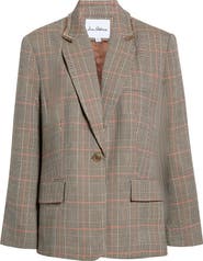 Sam Edelman Rhinestone-Trim Oversized Blazer