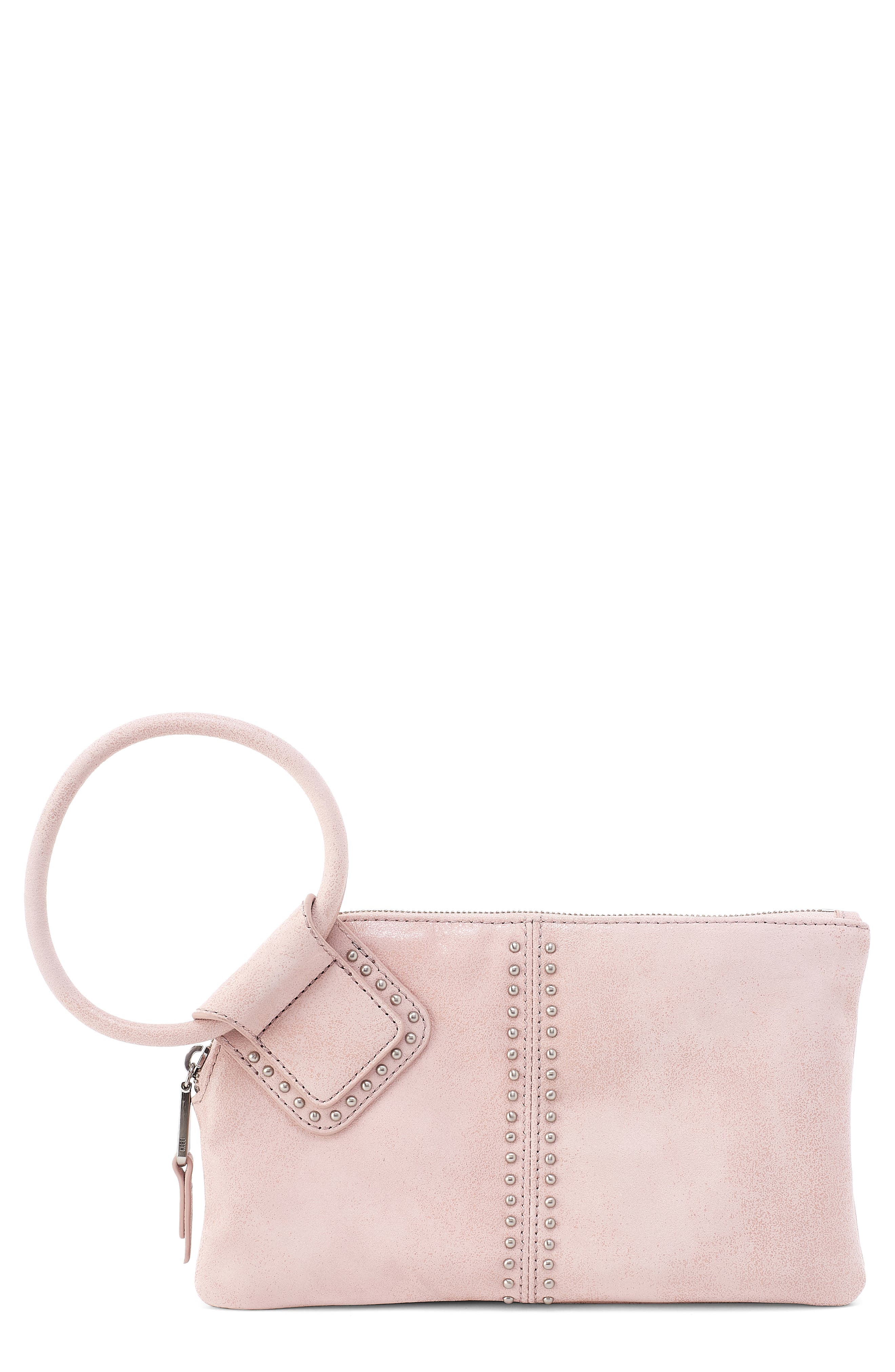 HOBO Sable Leather Wristlet, Main, color, Blossom