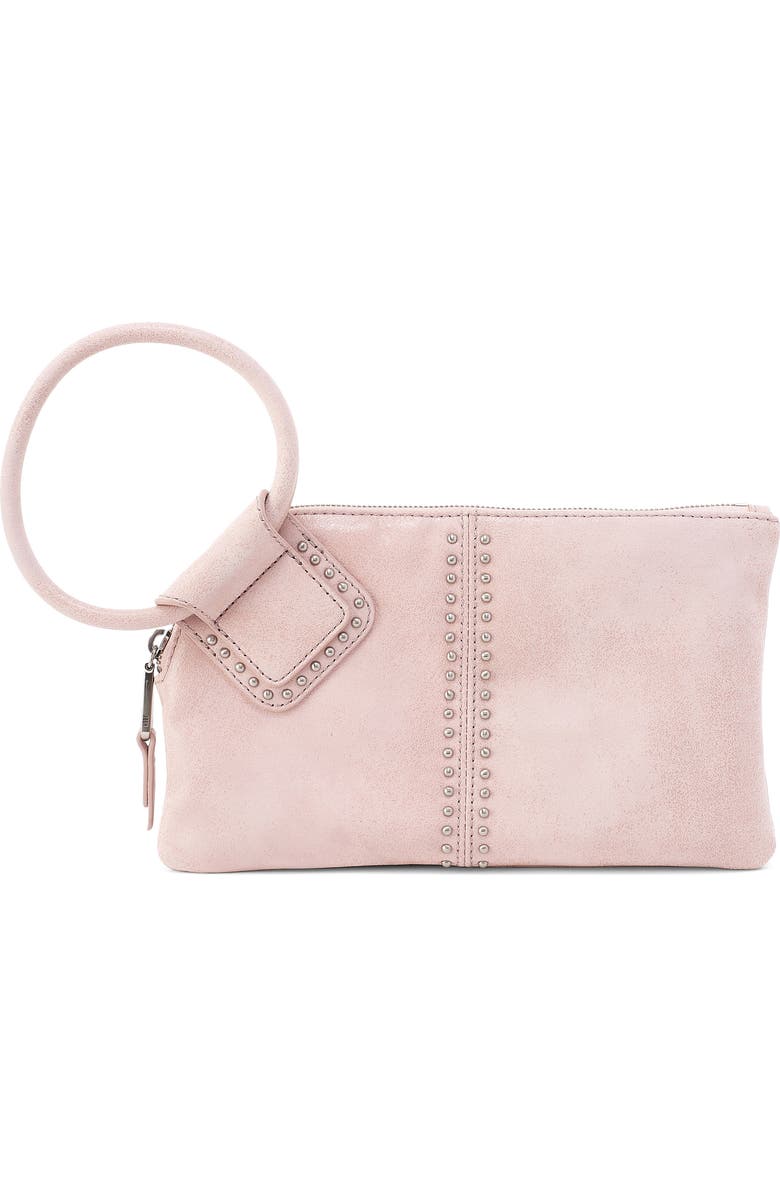 HOBO Sable Leather Wristlet, Main, color, Blossom