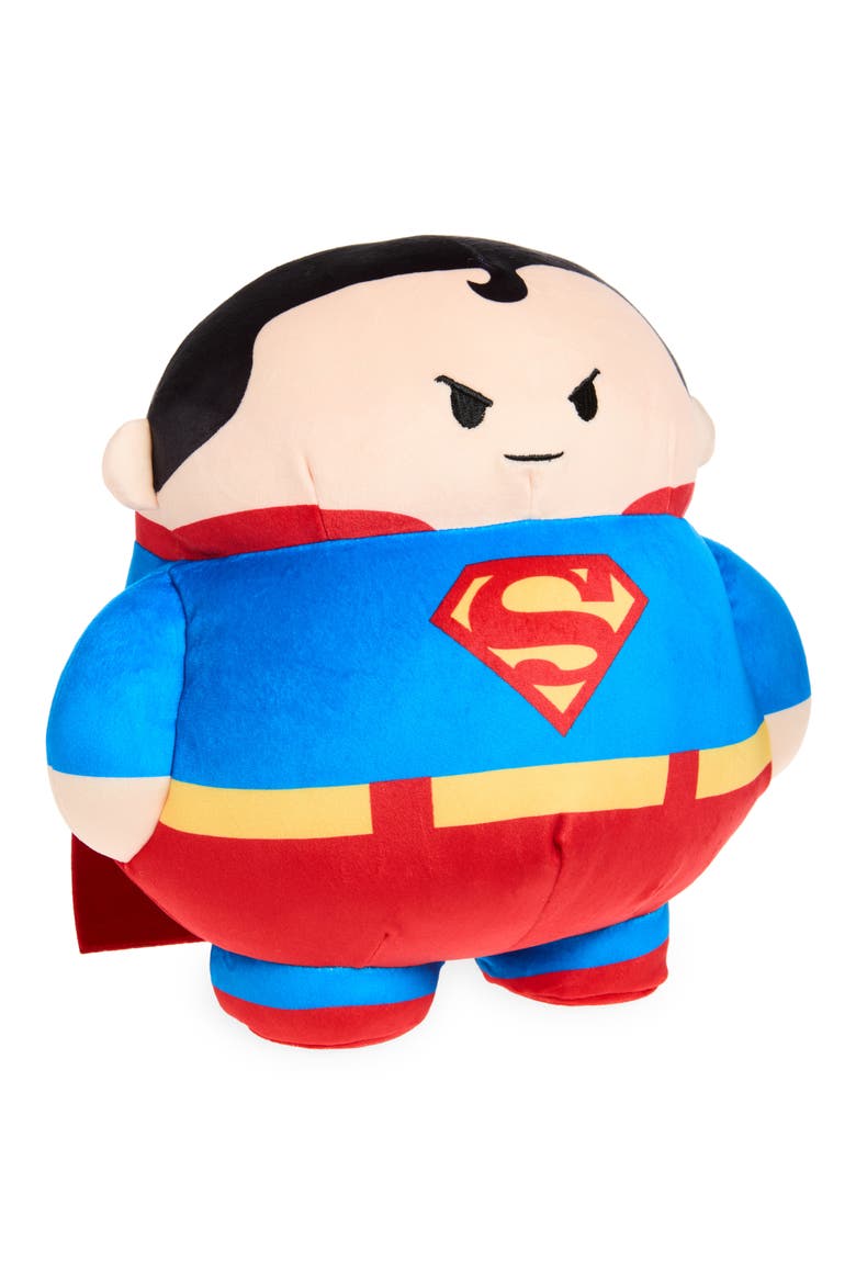 Superman Blob Plush Stuffed Animal, Main, color, BLUE/ RED