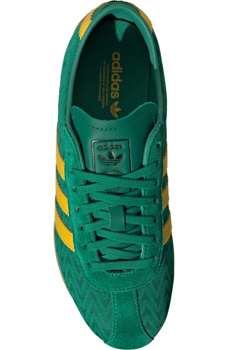 adidas Tokyo Jacquard Low Top Sneaker, Alternate, color, Bold Green/ Yellow/ Black