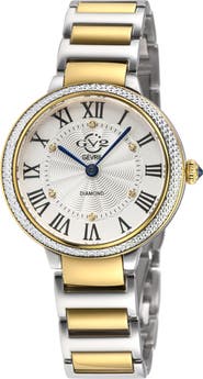 GV2 Rome Brillante Diamond Bracelet Watch, 36mm