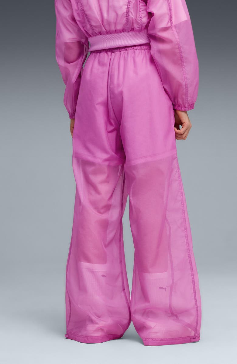 PUMA Dare To Nylon Ripstop Wide Leg Track Pants, Alternate, color,