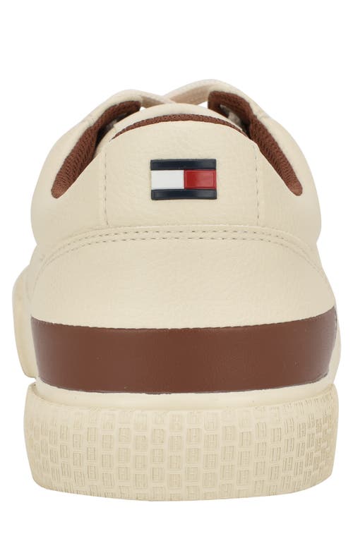 Tommy Hilfiger Men's Rocci Low Top Lace Up Sneakers In Natural