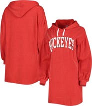 GAMEDAY COUTURE Women's Gameday Couture Scarlet Ohio State Buckeyes Game Winner Vintage Wash Tri-Blend Dress