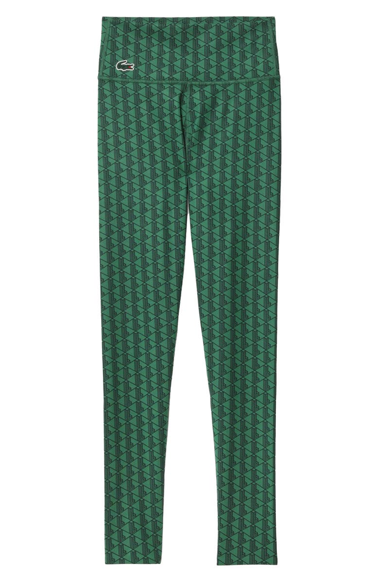 Lacoste Sport Leggings, Alternate, color, Rocket/ Sinople