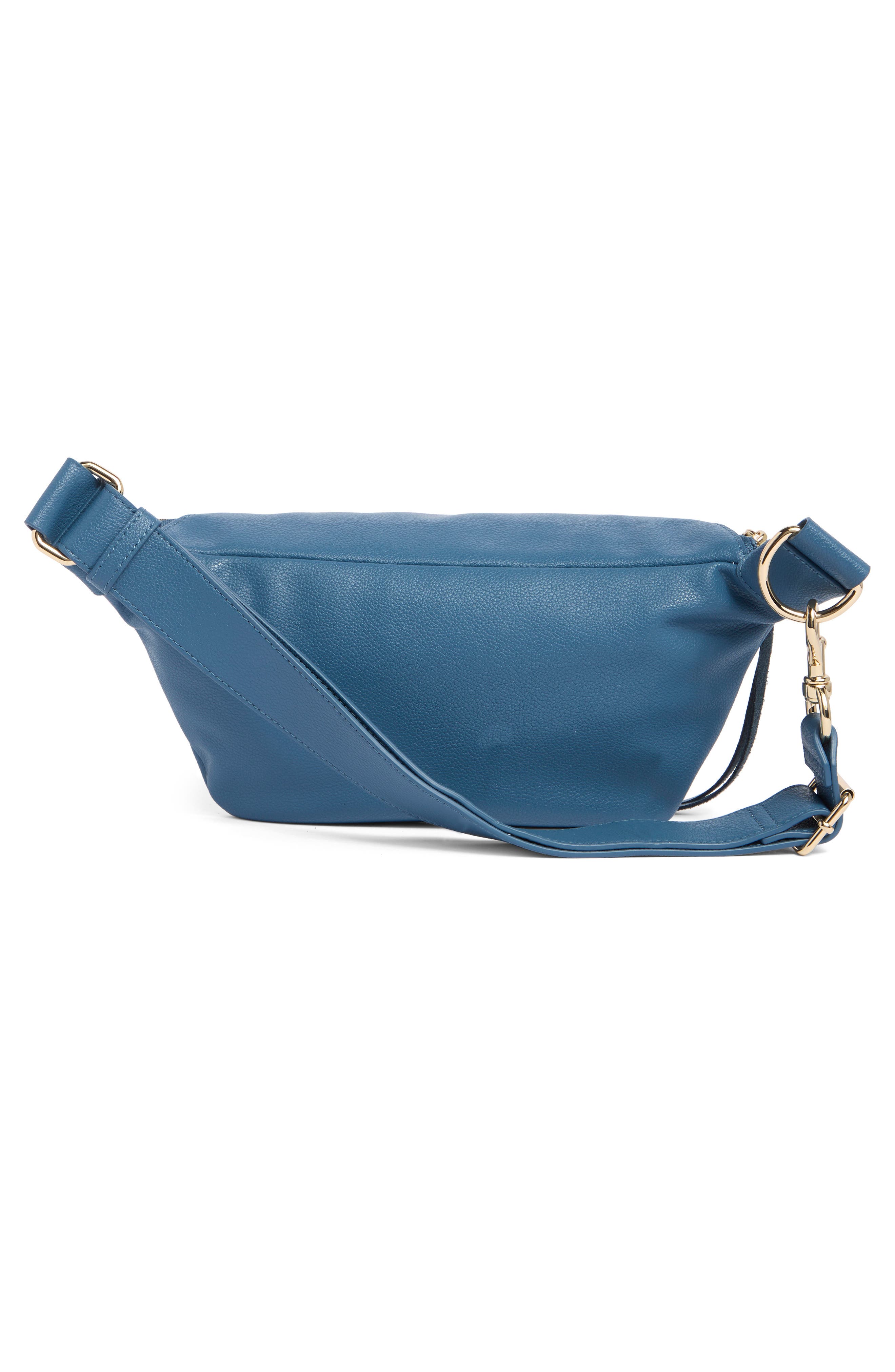 Bree Leather Belt Bag, Alternate, color, CIELO