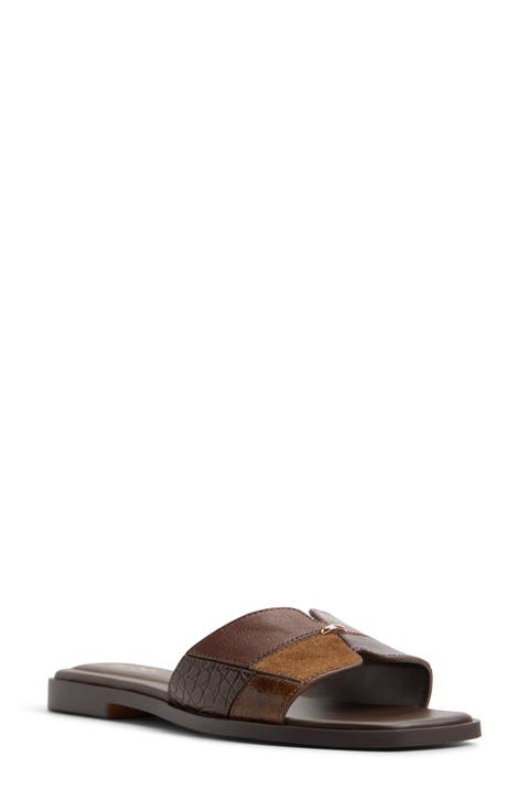 Itsandalmix Leather Slide Sandal