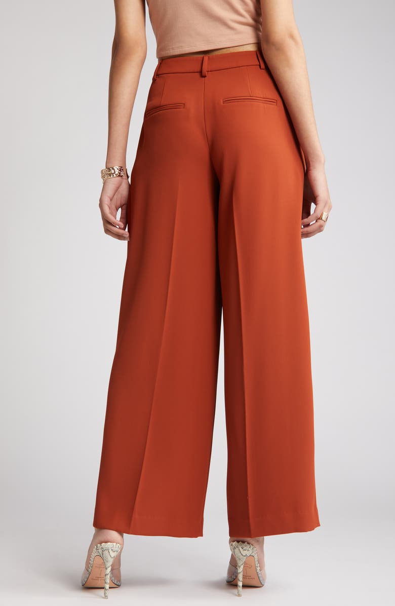 Open Edit Tailored Wide Leg Pants, Alternate, color, 